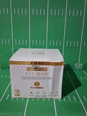 CHMI 2K GOLD EYE MASK EYE PATCHES 50 PK. FACTORY SEALED  