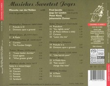 MUSICKES SWEETEST JOYES NEW CD