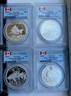 2015 CANADA $20  PCGS PR70  SIVER  BEAUTIFUL COIN SET (TROUT, BASS, WALLY, PIKE)