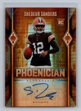 Shedeur Sanders 2025 Panini Phoenix Phoenician Autographs Hyper Prizm #/199