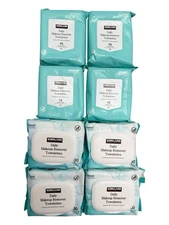 Kirkland Signature Daily Makeup Remover Towelettes, 8 packs total. 180 wipes