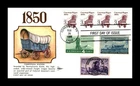 CONESTOGA WAGON 1800S FIRST DAY OF ISSUE COVER FEBRUARY 29 1988 COLLECTIBLE