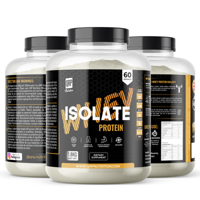 QRP Nutrition WHEY PROTEIN ISOLATE 1800g (White Chocolate Flavour)