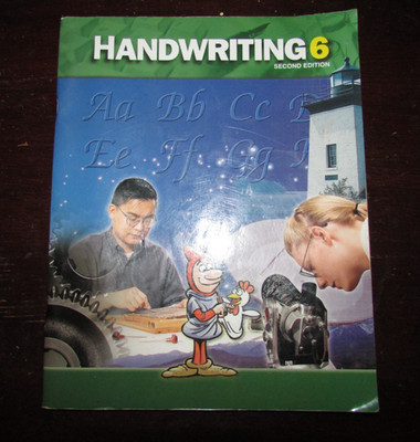 BJU Handwriting 6 Second Edition student worktext - Homeschooling, calligraphy