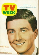 TV WEEK (Victoria) Sept 21 1961 PHILIP BRADY