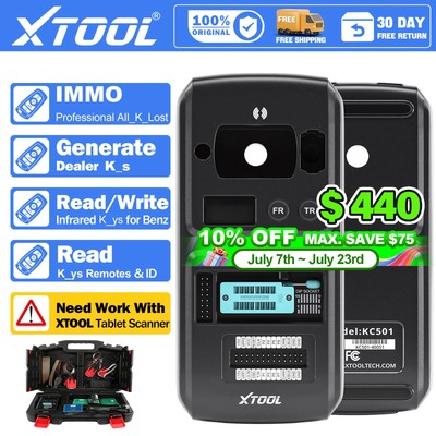 XTOOL KC501 IMMO Reset Key Coding Tool for D9SPRO X100PAD3 Car OBD2 Scanner NEW