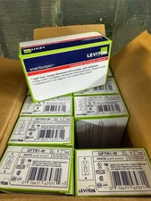 Leviton GFTR1-W SmartlockPro 15A GFCI Outlet TR White w/ Wallplate – Case of 10