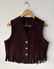 Vintage Romeo Gigli Women's Wool Gilet Vest Size M