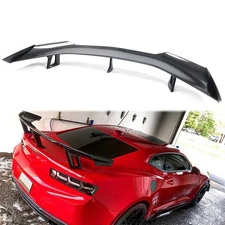 Rear Wing Trunk Spoiler For Chevy Camaro 2016-2022 ZL1 1LE Style Carbon Fiber