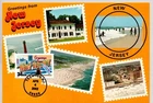 #3590 GREETINGS FROM NEW JERSEY, NAKANO PERFINS POSTCARD FDC *ONLY 1 MADE!