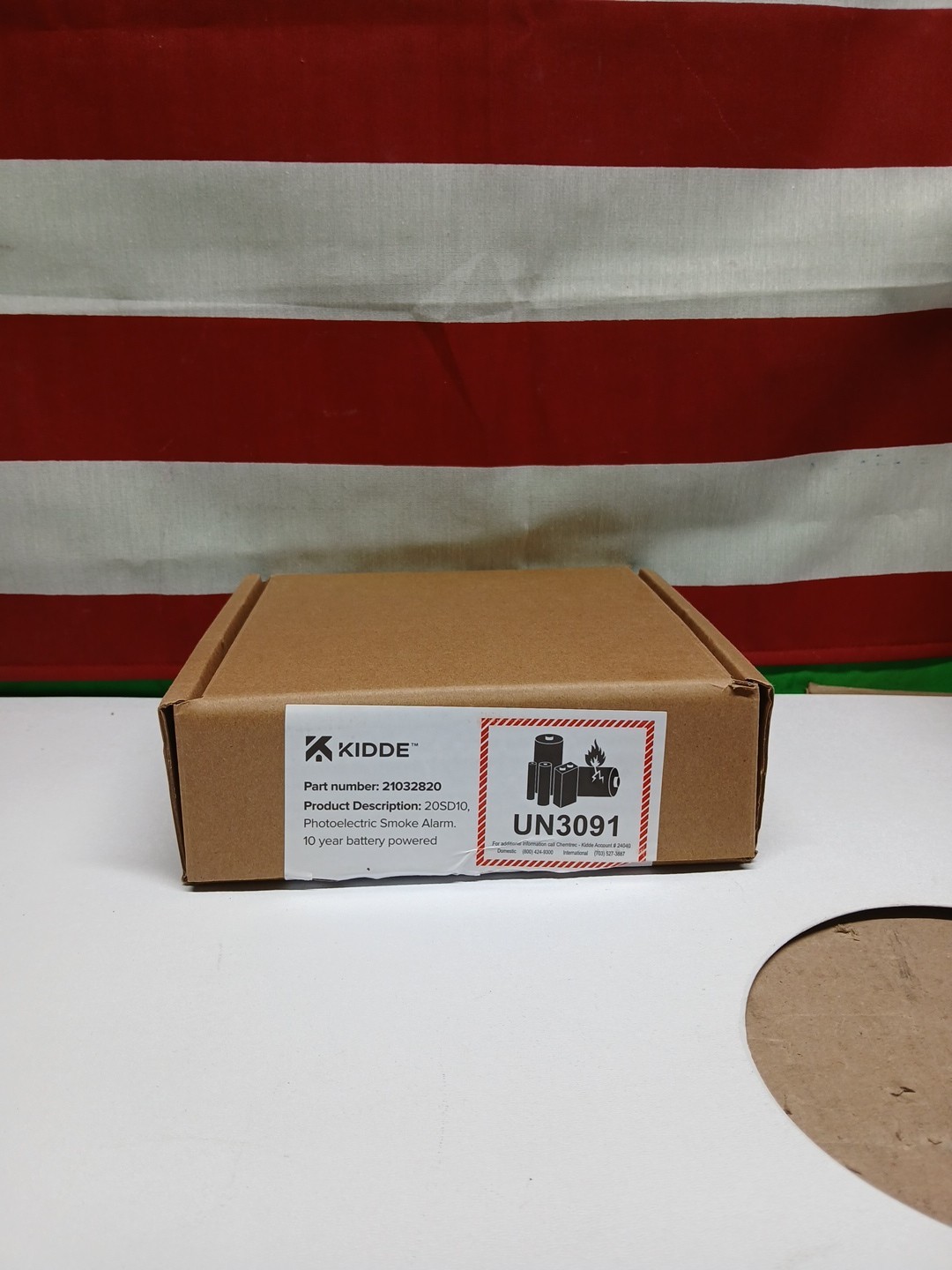 Kidde Smoke Detector 10 Year Battery Powered LED Warning Light Indicators 20SD10-image