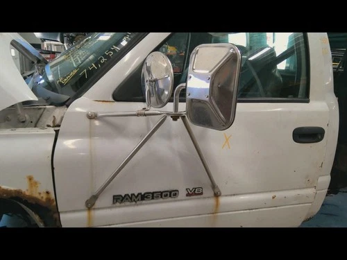 Driver Side View Mirror Manual 7x10" Chrome Fits 94-02 DODGE 2500 PICKUP 671433
