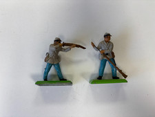 Britains Ltd Deetail Soldiers Civil War Lot of 2 Vintage Military Toy