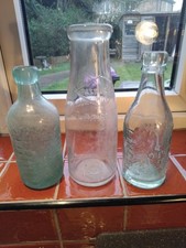 Milk Bottle Co Op And 2 Beer Bottles