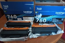 3 Empty Ink Cartridges for Brother Laser Printer TN 760 w/ Boxes. FREE Shipping