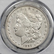 1893-P Morgan Dollar PCGS VF Details #2FJP
