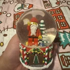 Retired 4287-2 LEGO Santa Minifigure Snow Globe. Rare Seasonal Item NIB 2005 HTF