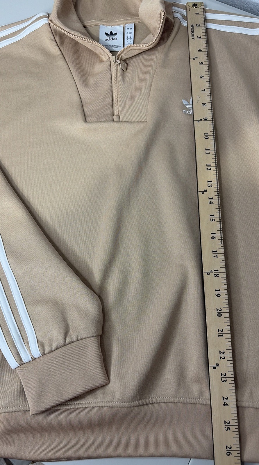 Adidas Quarter Zip Performance Pullover Men’s Siz… - image 4