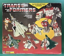 Superion Giftset 100 Complete Original Box & Insert 1985 G1 Transformers Rare