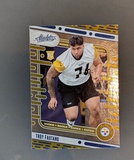 2024 Panini Absolute Football Troy Fautanu #120 Blue RC NFL Rookie Steelers