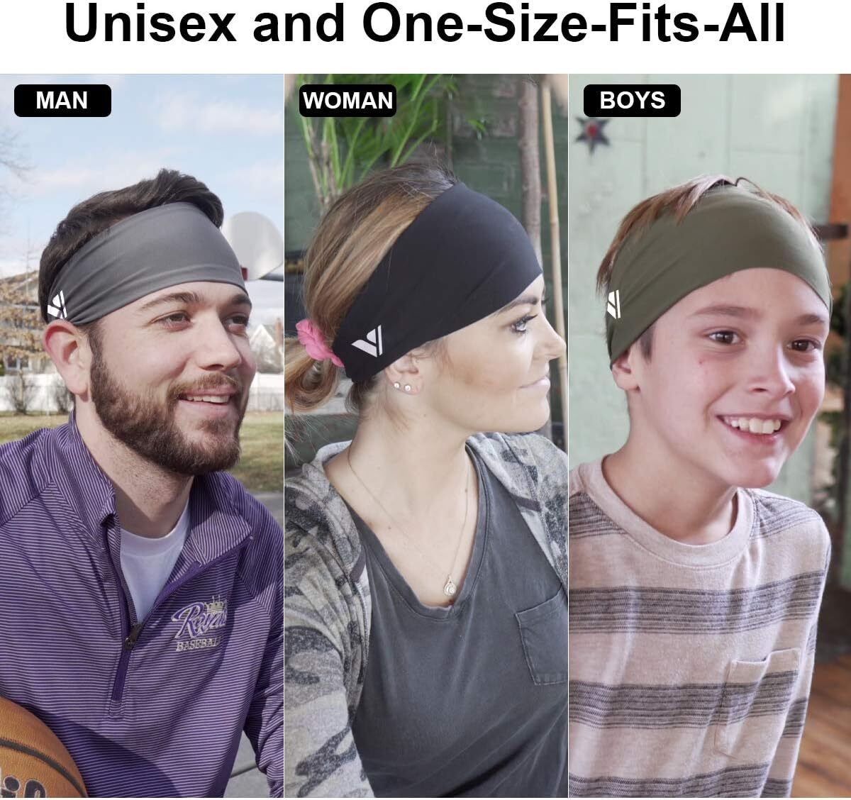 Headbands For Women Vgogfly Men's Running Headbands 4 Pack - Sweatbands For Sports, Fitness, Gym, Yoga - Black, Dark Grey, Blue, Army Green | Buy Now With Express International Delivery Bandeau Cheveux Femme Headbands For Women Vgogfly Men's Running Headbands 4 Pack - Sweatbands For Sports, Fitness, Gym, Yoga - Black, Dark Grey, Blue, Army Green | Buy Now With Express International Delivery Bandeau Cheveux Femme