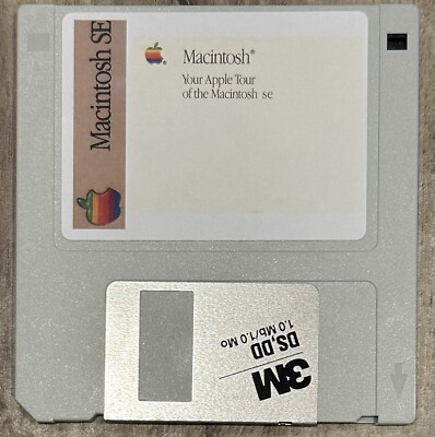 Vintage Apple Macintosh Your Apple Tour Of The Macintosh SE On New 800k Disk