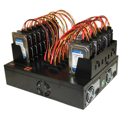 Systor 1:15 Flatbed SATA HDD SSD Drive Duplicator Sanitizer 18GB/Min 2YR WRNT