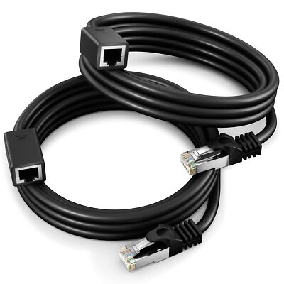 Ethernet Extension Cable Cat 6 Ethernet Cable Extender Internet Cable With Shiel