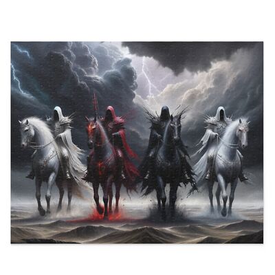 Puzzle 500-Piece Four Horsemen Apocalypse Dark Artwork
