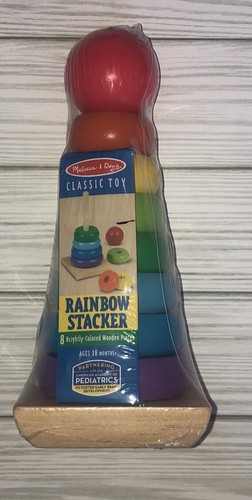 Melissa & Doug Set Giocattoli In Legno: Stacker, Pentole, Cibo Frutta Verdura E Pizza