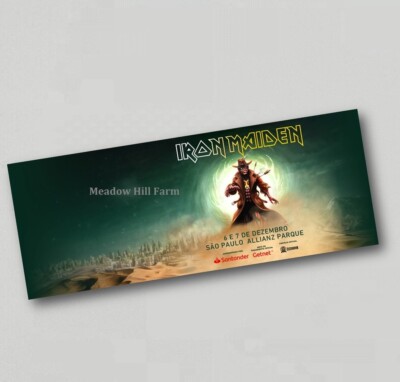Fridge Magnet 2024 The Future Past Tour Advert Sao Paulo Brazil - Senjutsu XL