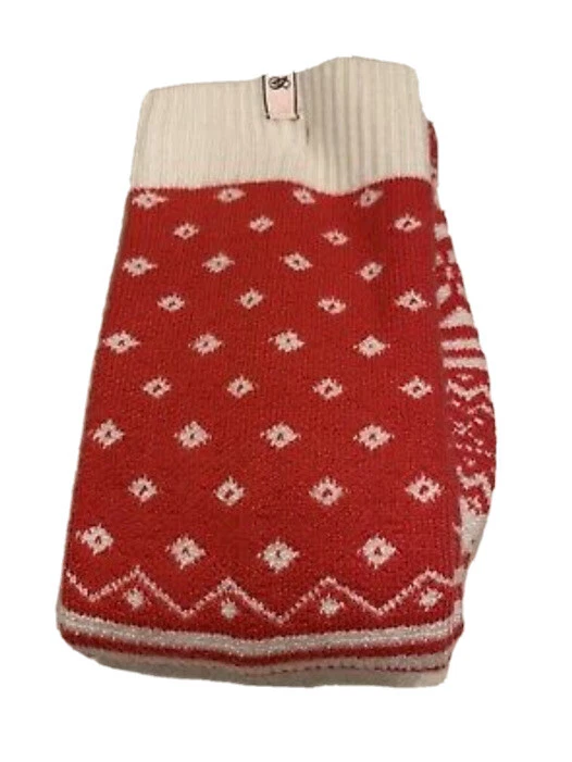 Victoria’s Secret Fair Isle Mezcla de Cachemira Calcetines Vacaciones Copos de Nieve XS/S NUEVO Foto 2 de 2