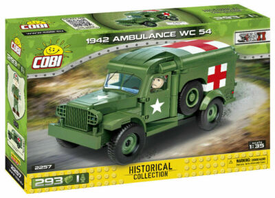 Cobi 2257 1942 Ambulance WC 54 LKW 293 Teile / 1 Figur Truck sofort lieferbar