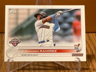 Alexander Ramirez Los Angeles Angels #17 Overall Prospect -2022 Topps Pro Debut