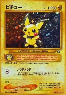 how much is a pichu pokemon card worth No.172 Holo Colorless Artist Pichu Cards | Dex -