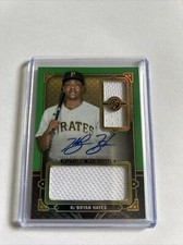 2022 Topps Triple Threads Ke’Bryan Hayes Patch Auto- Emerald 11/50 Pirates