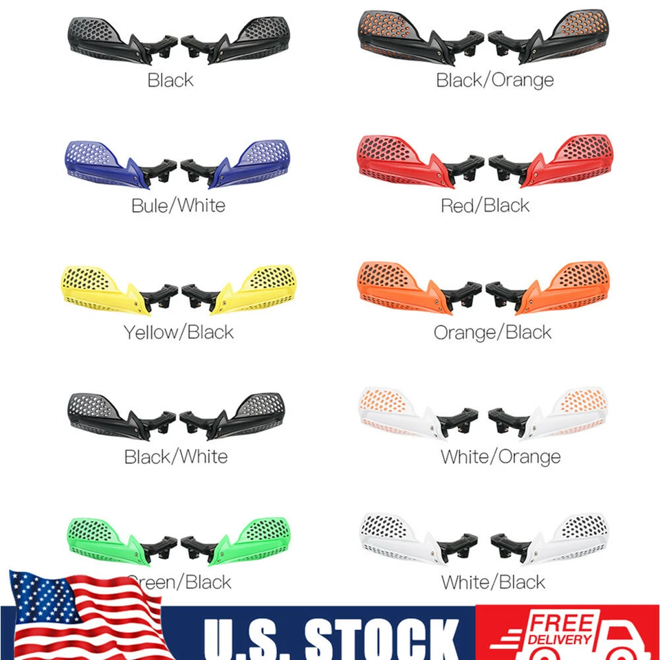 7/8 22.2MM Dirtbike Hand Guards ATV Universal For KTM Yamaha Honda Kawasaki Beta Foto 2 de 4