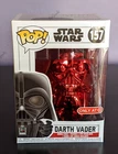 Funko Pop Star Wars #157 Darth Vader Chrome Red Target Exclusive