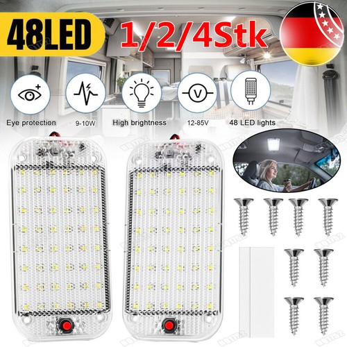 Przyczepa kempingowa Oświetlenie wewnętrzne LED Lampa sufitowa 12-85V Kamper Lampa dachowa Przyczepa - Zdjęcie 1 z 14