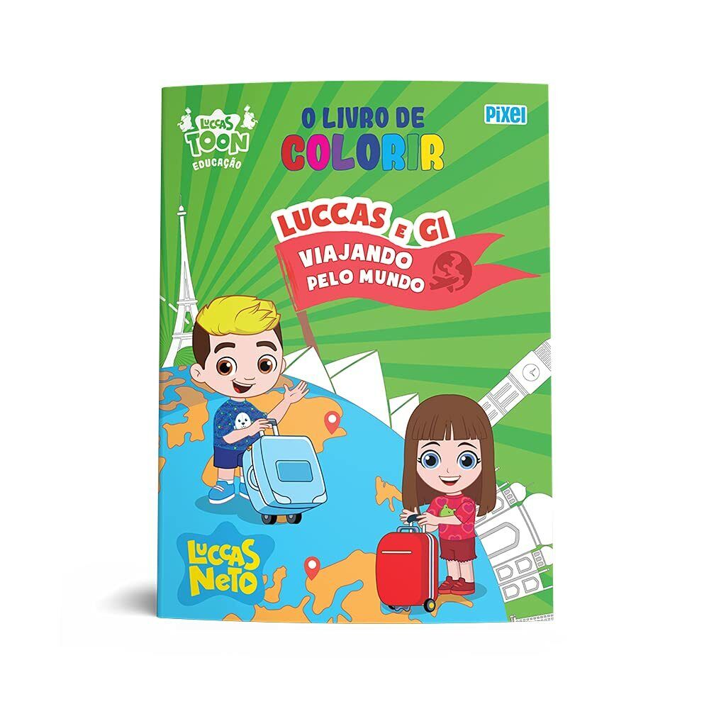 Livro de colorir Os Aventureiros - Luccas Neto Colouring Book : :  Books