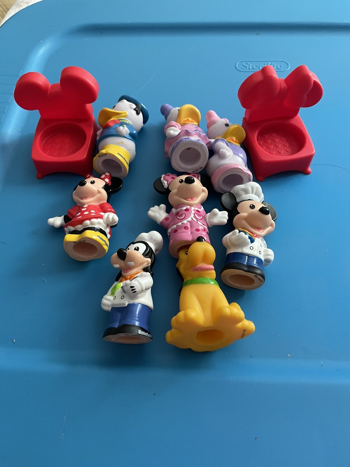 Fisher Price Little People Disney Mickey and Minnie's House Chairs & Figures