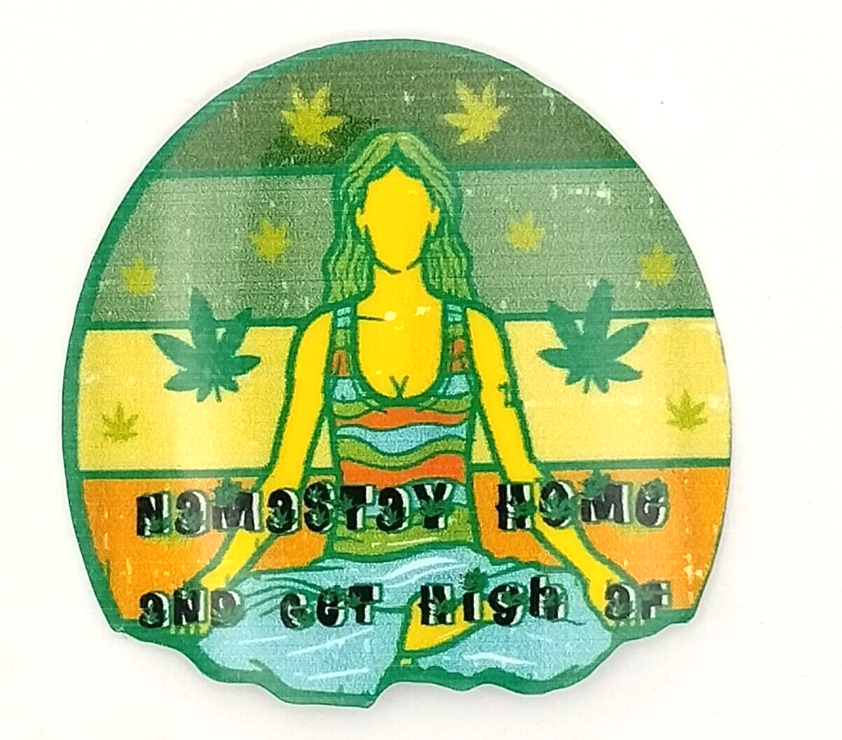 Namastay Home High AF 420 Weatherproof UV Weed Vinyl Sticker Cannabis Decal