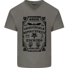 Ouija Board Voodoo Demons Spirits Halloween Mens V-Neck Cotton T-Shirt