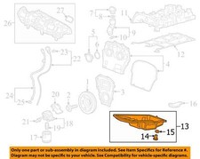 GM OEM 2023 Canyon,Colorado,Silverado 1500 Engine Engine Parts-Oil Pan 12732388
