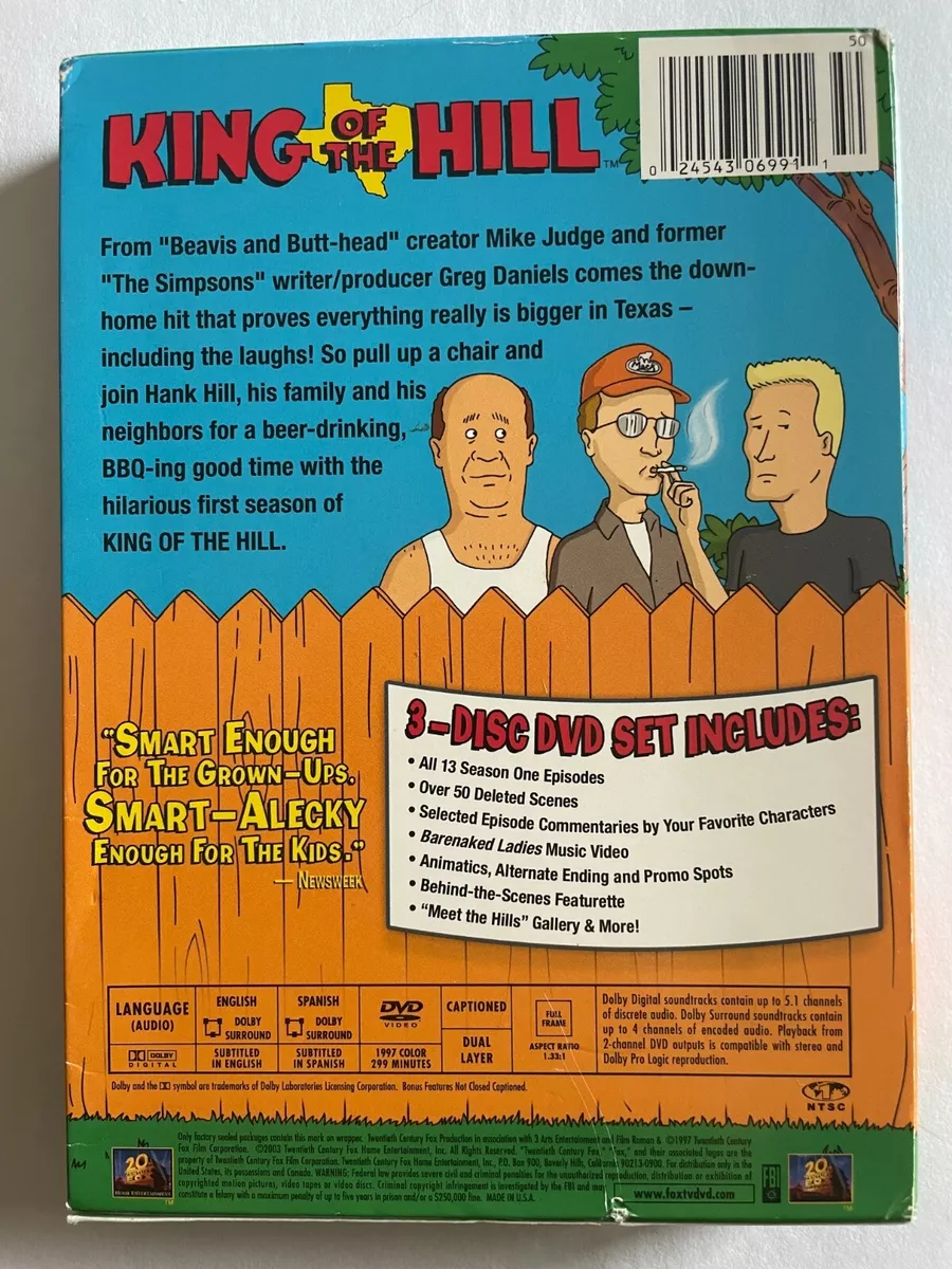 King Of The Hill : The Complete First Season - DVD - Region 4