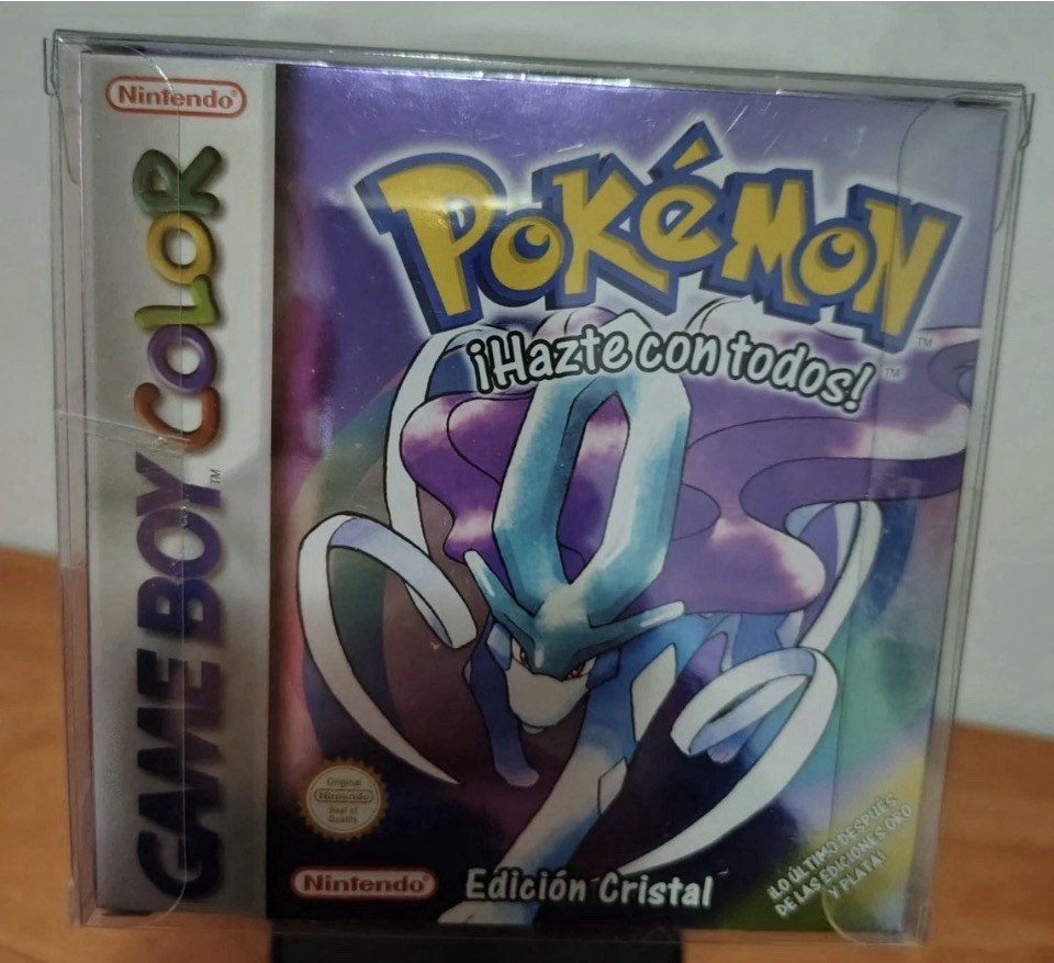 Pokemon Edición Cristal · Nintendo Game Boy Color GBC · PAL España.