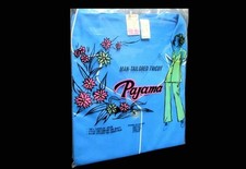 Vintage 1960s Caprolan Nylon Tricot Ladies Pajamas Never Worn, Original Package