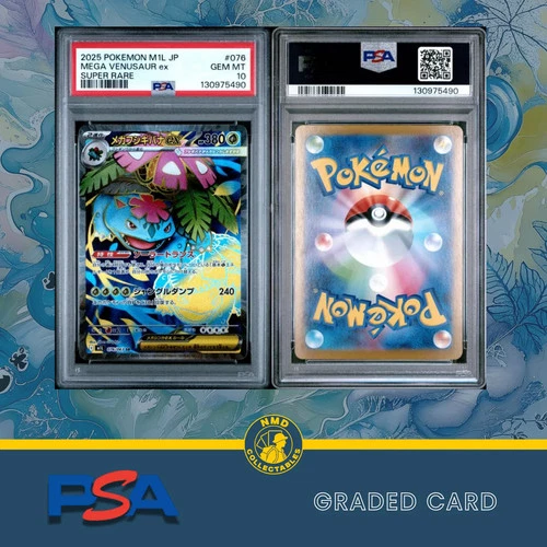 PSA 10 - Mega Venusaur EX - 076/063 - M1L - Japanese Pokemon
