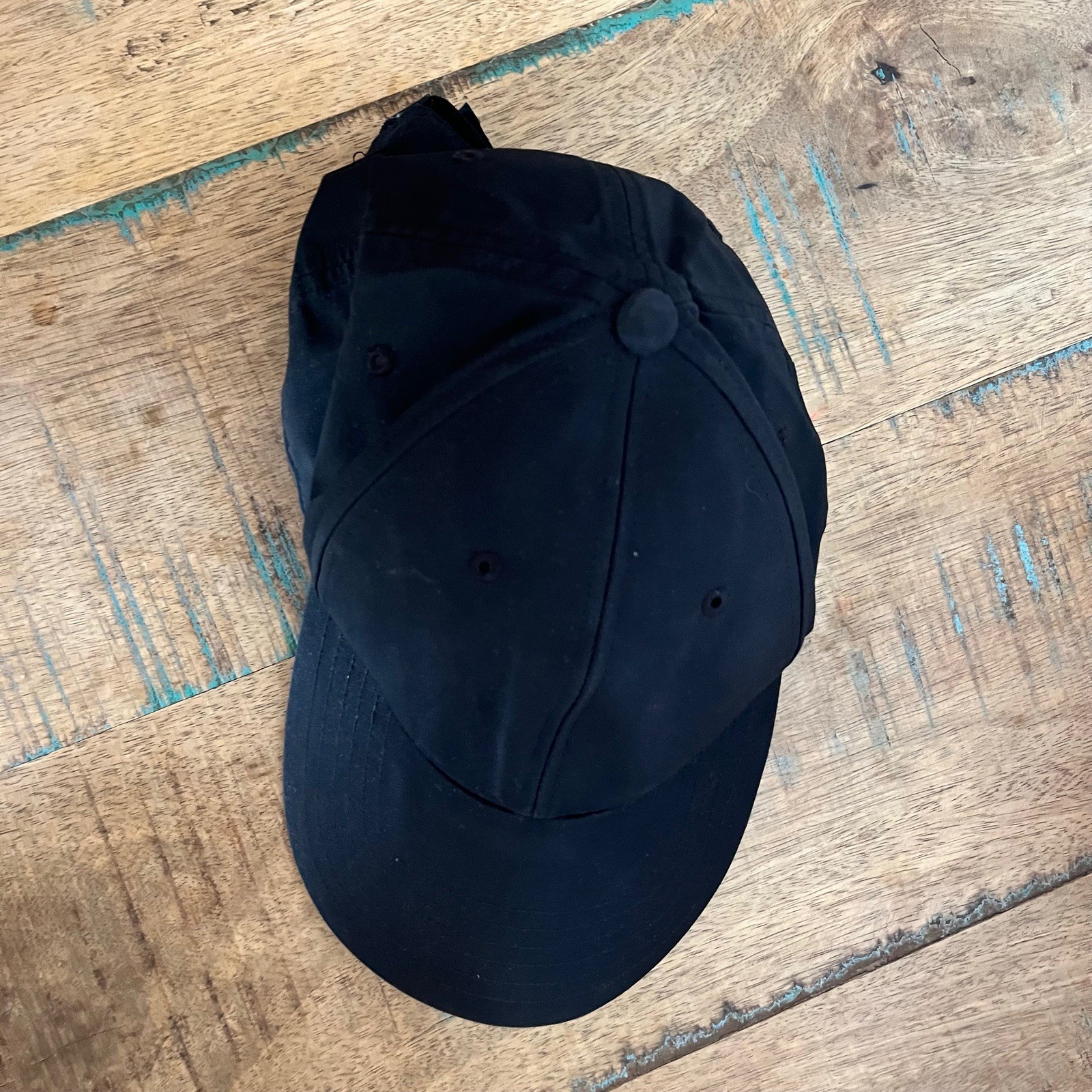 Solid Plain Black Adidas Hat Adjustable Adult Siz… - image 6