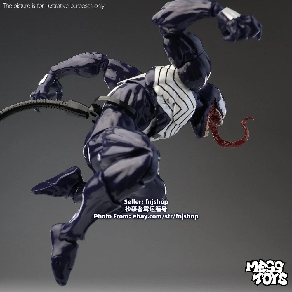 Mess Toys Lethal Neighbor Symbiote Suit Venom 1/12 Action Figure Model US STOCK image 18